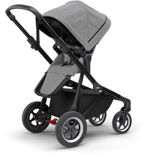 Stroller with bassinet Thule Sleek (Black/Grey Melange) 670:500 - Фото 4