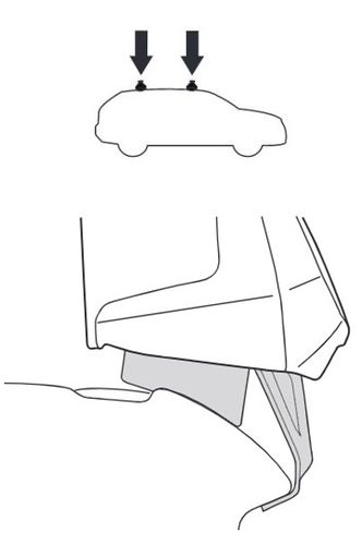 Fit Kit Thule 145162 for Kia Cerato (mkIV)(sedan) 2019→ 670:500 - Фото 2