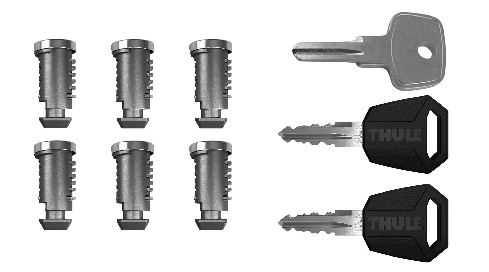 Set of locks (6 pcs) Thule One-Key System 450600 buy at