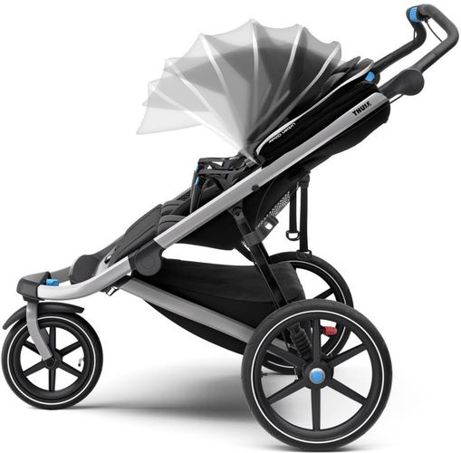 Baby stroller with bassinet Thule Urban Glide 2 (Black on Black) 670:500 - Фото 12