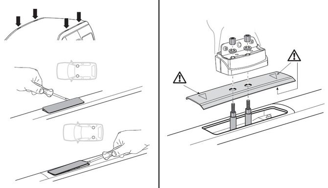 Fit Kit Thule 3042 for Honda CR-V (mkIII) 2007-2012 670:500 - Фото 2