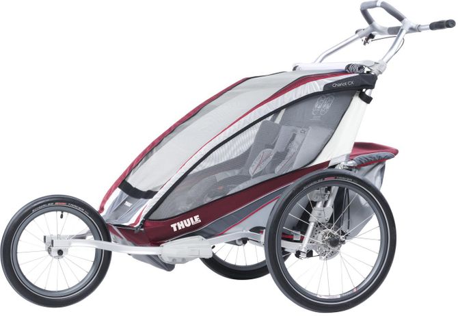 Детская коляска Thule Chariot CX 2 (Burgundy) 670:500 - Фото 3