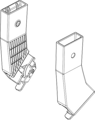Bracket assembly left&right 40105258 (Urban Glide 2 Bassinet) 670:500 - Фото