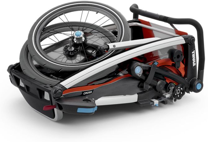 Bike trailer Thule Chariot Cross Single (Roarange-Dark Shadow) 10202002 670:500 - Фото 5