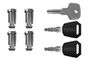 Set of locks (4pcs) Thule One-Key System 4504