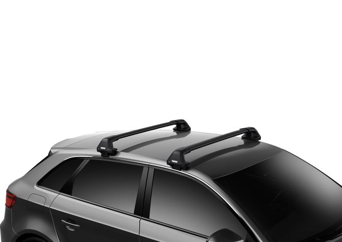 Багажник на гладкую крышу Thule Edge Wingbar Black для Audi A7/S7/RS7 (mkI) 2010-2018 670:500 - Фото 2