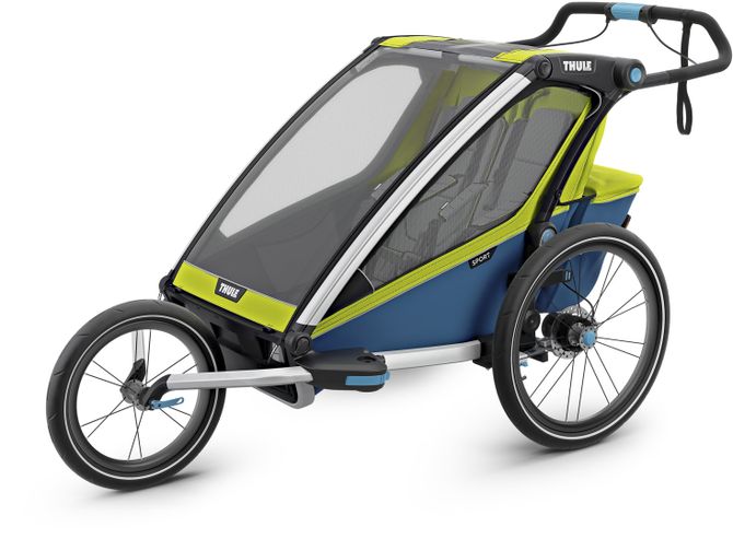 Дитяча коляска Thule Chariot Sport 2 (Chartreuse-Mykonos) 670:500 - Фото 8