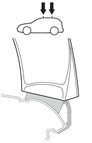 Fit Kit Thule 1093 for Volkswagen Passat (B5)(estate) 1997-2005 670:500 - Фото 2