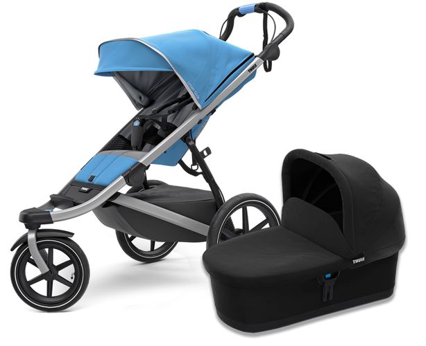 Baby stroller with bassinet Thule Urban Glide 2 (Blue) 670:500 - Фото