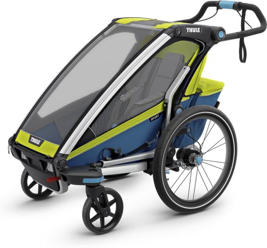 Bike trailer Thule Chariot Sport Single (Chartreuse-Mykonos) 10201002 670:500 - Фото 3