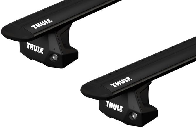 Багажник в Т-профиль Thule Wingbar Evo Black для Volkswagen Transporter (T5) 2003-2015 / (T6) 2015-2024 670:500 - Фото