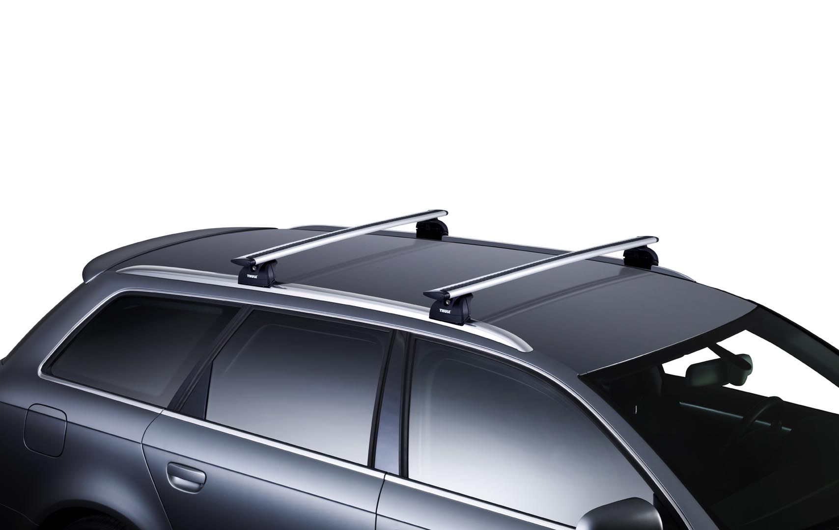 Flush rails roof rack Thule Wingbar Evo Rapid for Opel Vectra