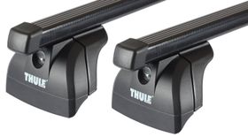 Flush rails roof rack Thule Squarebar for Jeep Compass (mkI) 2011-2016