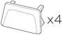Plugs (4 pcs) 54739 (Basin, Basin Wedge, Approach)