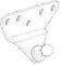 Torsion bar mount (cover) 55309