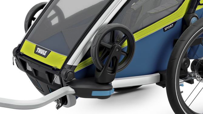 Дитяча коляска Thule Chariot Sport Single (Chartreuse-Mykonos) 10201014 670:500 - Фото 6
