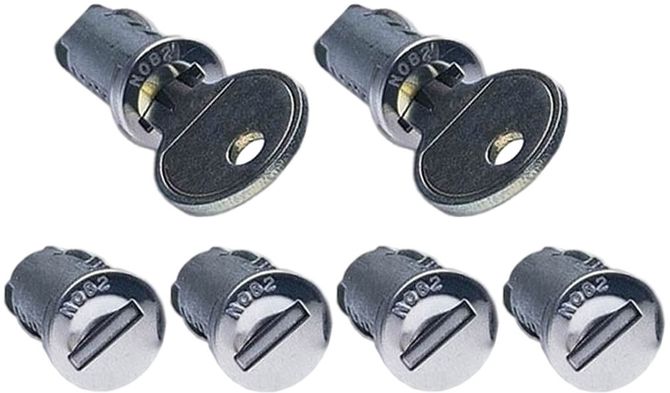 Set of locks (6pcs) Thule One-Key System 596 670:500 - Фото