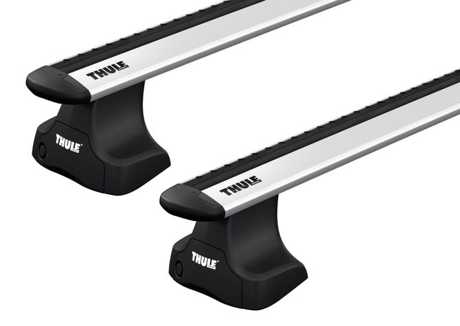 Naked roof rack Thule Wingbar Evo for Chevrolet Silverado (mkIV); GMC Sierra (mkV)(crew & double cab) 2019→ 670:500 - Фото