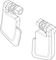Foot support mount 52869 (RideAlong Lite)