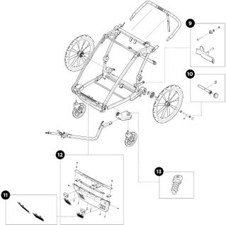 Детская коляска Thule Chariot Lite 2 (Agave)