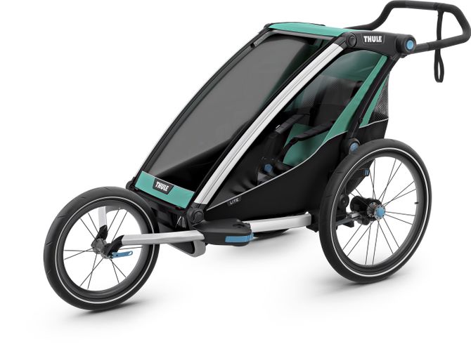 Дитяча коляска Thule Chariot Lite 1 (Blue Grass-Black) 670:500 - Фото 6