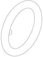 Wheel inner tube (10") 55164 (Urban Glide 4-wheel) 670:500 - Фото