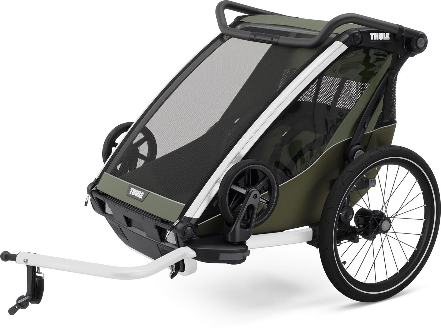 Детская коляска Thule Chariot Lite Double (Vintage Green) 10203024
