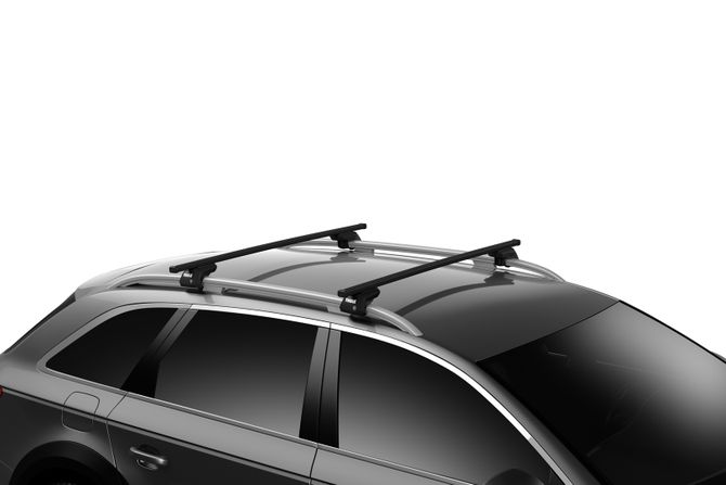 Багажник на рейлинги Thule Squarebar Evo для Cupra Formentor (mkI) 2020→ 670:500 - Фото 2